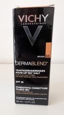 Image of VICHY DERMABLEND FLUID CORRECTIVE FOUNDATION 16HR - 30 ML 55 Bronze