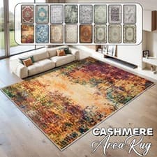 Image of Traditional Large Area Rugs Living Room Bedroom Carpet Non Slip Hallway Runner