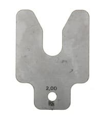 Image of RS PRO Stainless Steel Pre-Cut Shim, 50mm x 50mm x 2mm -  831-905