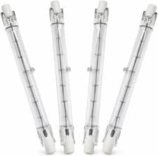 Image of 4 Pack R7s Halogen Bulb 118mm 230W | Double Ended Linear Light Bulbs | 230V Dim