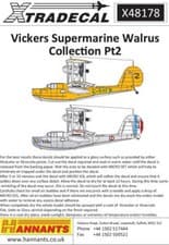 Image of Xtradecal 48178 1:48 Supermarine Walrus Mk.I Collection Part 2