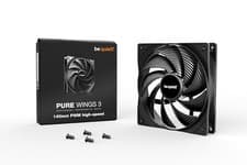 Image of Be Quiet! BL109 Pure Wings 3 140mm PWM High-Speed Fan, 1800 RPM, Rifle Bearing