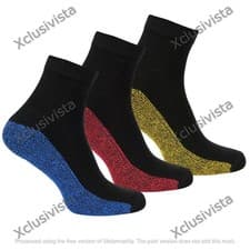 Image of Mens Low Cut Trainer Liner Ankle Socks Soft Cotton Invisible Sports Work Socks