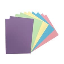 Image of Pack of 250 A5 Assorted Pastel Coloured Card 160gsm Sheets