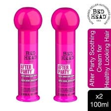 Image of Bed Head by TIGI After Party Smoothing Cream for Shiny Frizz Free Hair 100ml,2pk
