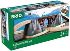 Image of BRIO World Collapsing Bridge for Kids Age 3 Years Up - Compatible With All BRIO