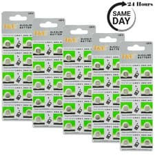 Image of LR44 Batteries LR41 LR1130 LR43 LR936 LR754 Alkaline 1.5v Cell Button Battery