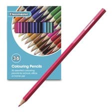 Image of Classmaster Colouring Pencils For Adults & Kids, Assorted Coloured Pencils, Long