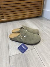 Image of Birkenstock Boston Clog Uk Size 9 Khaki