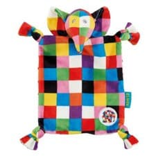 Image of ELMER THE ELEPHANT COMFORT BLANKET - PERFECT BABY GIFT **NEW**