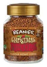 Image of Beanies Coffee Christmas Pudding Flavour Instant Coffee 50g