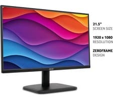 Image of Acer EK220Q E3BI 21.5'' FHD LCD IPS HDMI VGA Black Computer PC Monitor