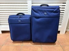 Image of BN Set Of 2 IT light Luggage Cases On 2 Wheels. Dark Blue. Navy 19” 26”