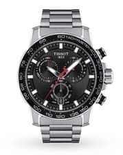 Image of Tissot Supersport Chrono | Black Dial | Stainless Steel Bracelet