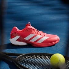 Image of adidas Adizero Ubersonic 5 Tennis Shoes Mens Red Trainers Hard Court