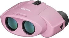 Image of PENTAX Porro Prism Binoculars UP 10x21 Pink 61806 Multi Coating Lens w/case NEW