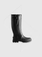 Image of Hunter Balmoral Adjustable Wellington Boots Black