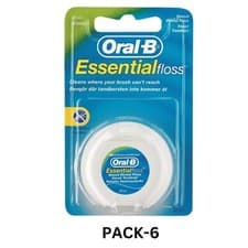 Image of Oral B Essential Floss Waxed Mint 50m Pack-6