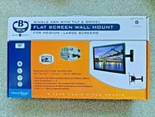 Image of B-Tech B Tech BT7534 TV wall tilt and swivel bracket up to 50" / 40Kg - Silver