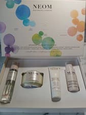 Image of Neom Wellbeing Organics Discovery Collection Gift,Candle, Mist, Butter, Cleanser