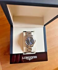 Image of Longines Watch Women L33774966 Blue - New with box