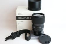 Image of Sigma 135mm F1.8 DG HSM Art for Sony E mount cameras. SRP £1400!