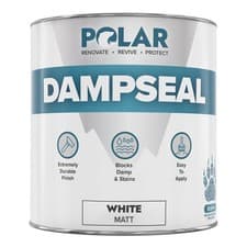 Image of Polar Damp Seal Paint 500ml White Primer & Topcoat for Indoor Walls & Ceilings