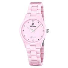 Image of Festina Women's Watch F20751-2 Ceramic Pink, 30.5mm
