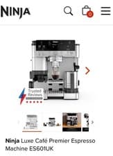Image of Ninja Luxe Café Premier Series ES601UK BNIB Stainless Steel Coffee Maker