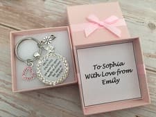 Image of Best Friend Gift Keyring / Gifts for Friend Best Friend Birthday Christmas Gifts