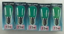 Image of Crompton Coloured lamps 15W SES RED YELLOW GREEN AMBER WHITE PINK BLUE CLEAR