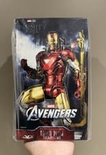 Image of Threezero DLX Iron man Mark 6 Infinity saga Die-Cast Collectible Figure
