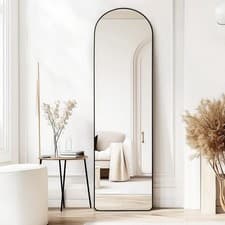 Image of Wall Mirror – Elegant Arched Design with Durable Aluminum Frame