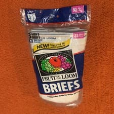 Image of New VTG 1996 Fruit of the Loom Briefs 3 pack size XL