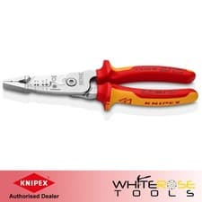 Image of KNIPEX Wire Stripper Stripping Pliers 200mm Metric VDE Insulated 13 76 200 ME