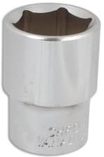 Image of Laser Tools 19mm Standard Length Chrome Socket 1/2"D Single Hex 6pt 0815