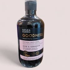 Image of Baylis & Harding Goodness Rose & Geranium Bath Soak - 500ml