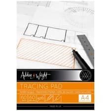 Image of Ashton and Wright A4 Tracing Pad High Quality 60gsm Paper 60 Sheets