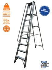 Image of Chase Ladders - Class 1 Aluminium Platform Steps / Stepladders