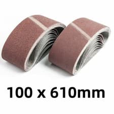 Image of 100 x 610mm Sanding Belts DURABLE 4'' x 24'' fits Makita Bosch Belt Grits 40-120