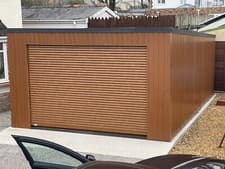 Image of A metal garage 13x20ft (4x6m) with a roller gate /Steel shed.Carport,best deal