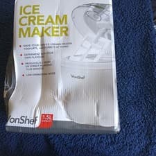 Image of VonShef Ice Cream Maker Brand New Unused Box Damaged In Storage