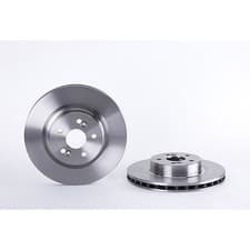 Image of 09.8904.11 Brake Disc x2 Front 312mm Fits Renault Clio 3 Megane 2 By Brembo