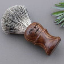 Image of NEW - 100% Original BADGER HAIR SHAVING FOR MEN BRUSH IN WOOD HANDLE