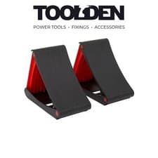 Image of Sealey WCF01 Folding Wheel Chocks - Pair