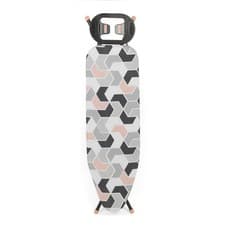 Image of Beldray Ironing Board Foldable Adjustable Compact Stylish Geometric Print Cover