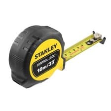 Image of STANLEY Pocket Tape 10m 33ft Width 25mm CONTROL LOCK Metric Imperial STA537237