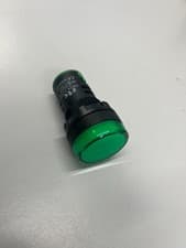 Image of LED Indicator Lamp Green 24v AC/DC 22mm DIA Mounting Hole [Pack of 10]