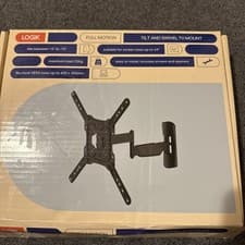 Image of LOGIK LFMM16 Full Motion Tilt & Swivel TV Wall Mount Bracket up to 43''