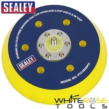 Image of Sealey Backing Pad for Hook-and-Loop Discs Ø145mm 5/16"UNF DA Dust-Free